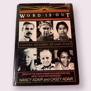 Word Is Out Stories of Some of Our Lives Hardcover Book First Edition 1978